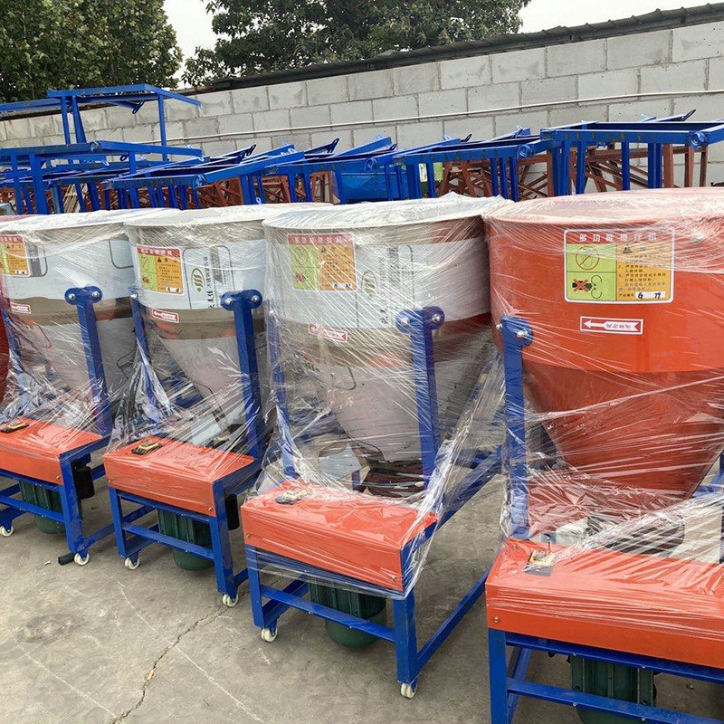 厂家供应立式不锈钢饲料搅拌机家用种子包衣机220V养殖饲料混合机图2