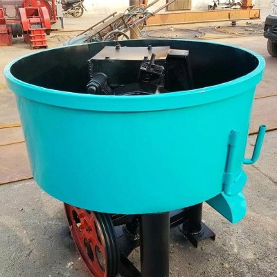 圆盘式湿料轮碾搅拌机颗粒物料混碾机加厚耐磨无尘双辊搅拌机