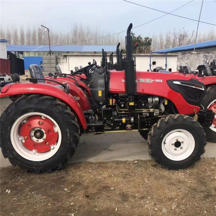 丘陵农用拖拉机带秸秆还田机 四轮90马力水田轮耕地机 补贴拖拉机