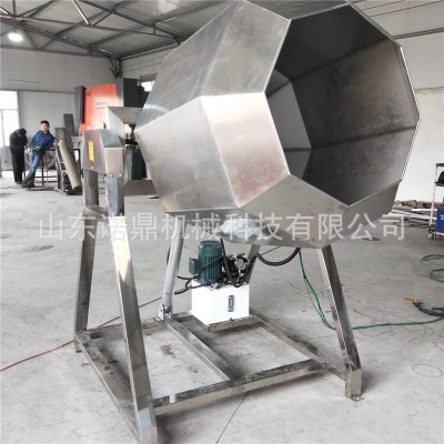 诺鼎直供全自动不锈钢滚筒式拌料机 八角拌料机 酱菜腌制上料机