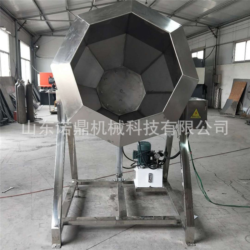 诺鼎直供全自动不锈钢滚筒式拌料机 八角拌料机 酱菜腌制上料机图3