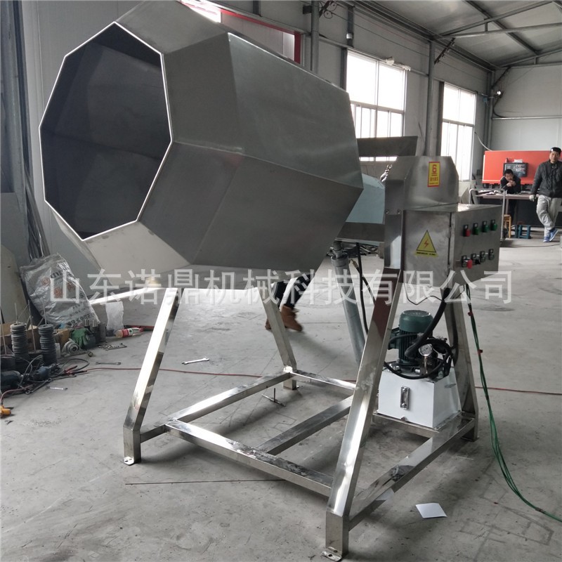 诺鼎直供全自动不锈钢滚筒式拌料机 八角拌料机 酱菜腌制上料机图2