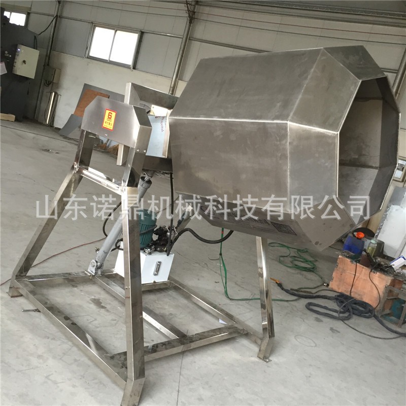 诺鼎直供全自动不锈钢滚筒式拌料机 八角拌料机 酱菜腌制上料机图4