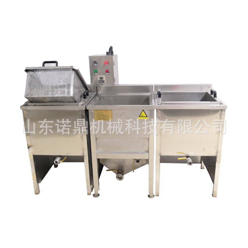 鸡脖油炸机 小型电加热油炸锅 自动控温 薯片油炸单机 诺鼎机械图5