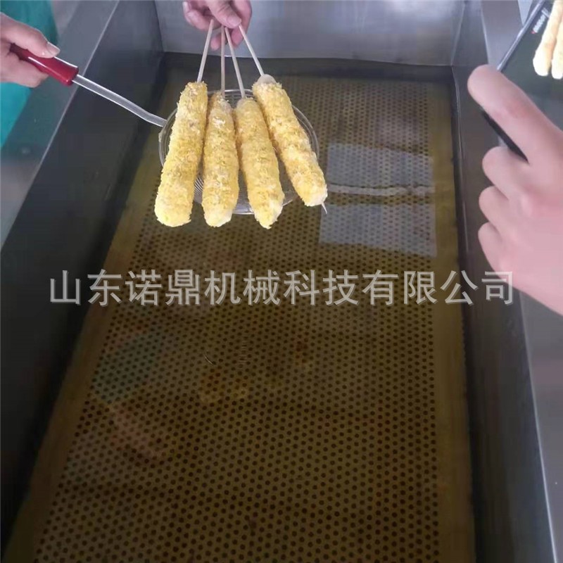 鸡脖油炸机 小型电加热油炸锅 自动控温 薯片油炸单机 诺鼎机械图2