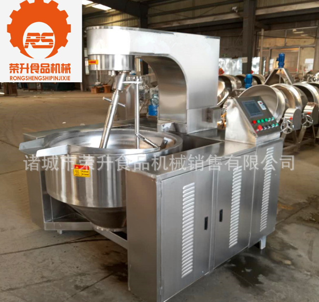 豆沙莲蓉馅料炒锅 全自动行星搅拌炒锅 高粘度糕点馅料翻炒机器图2