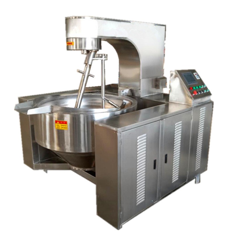 厂家直销不锈钢炒料机 仿人工搅拌夹层锅 火锅底料炒料机设备图5