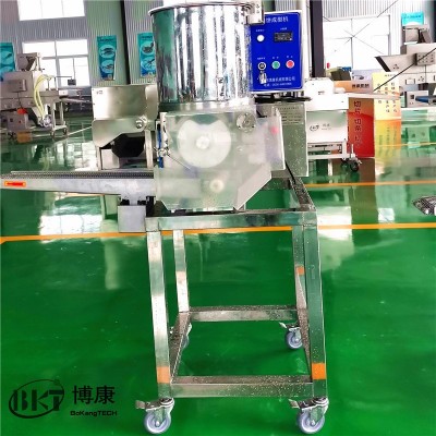 全自动肉饼成型机 卡通鸡块成型裹涂生产线 福建虾饼机成型机