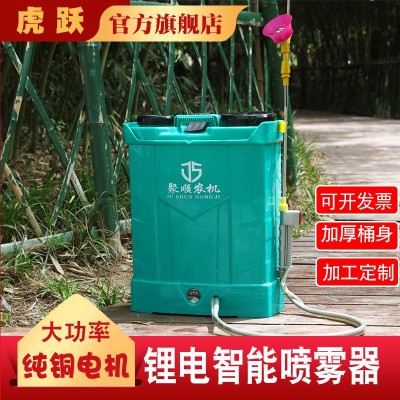 源头厂家16L/20L农用背负式电动喷雾器消毒防疫高压园林打药机