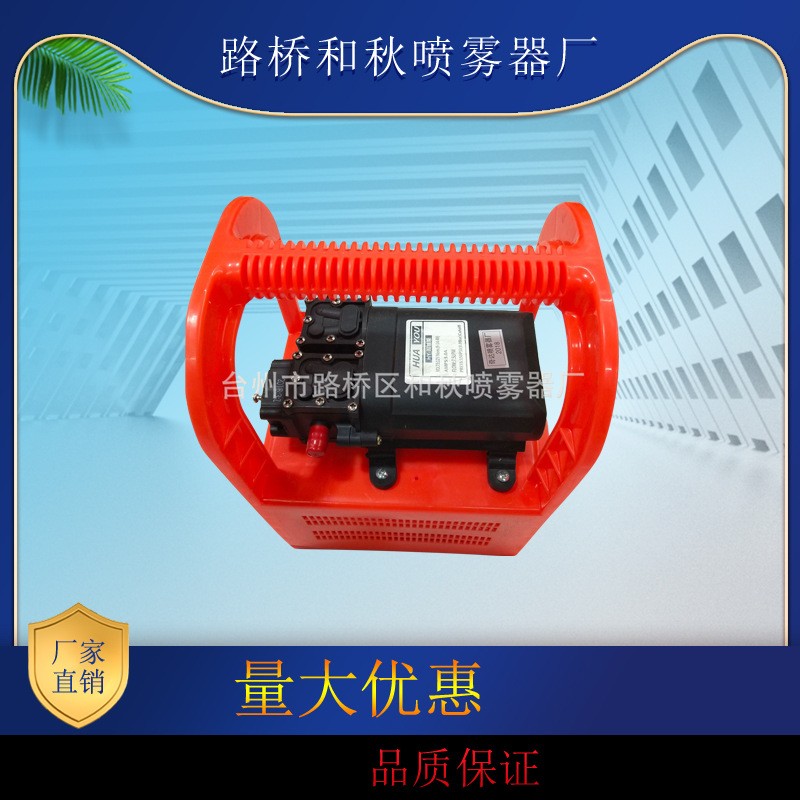 热销优质双核可调速压力泵盒子泵 大电瓶手提双泵头高压电动喷雾