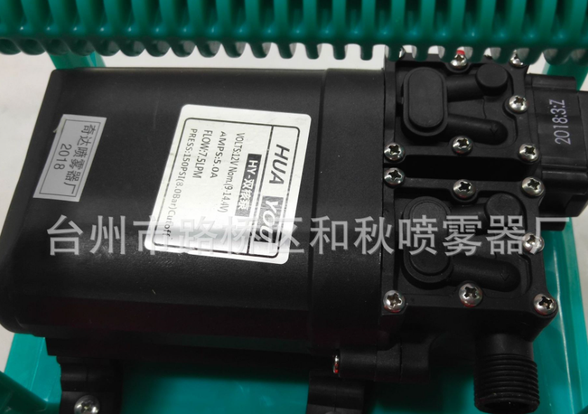 热销优质双核可调速压力泵盒子泵 大电瓶手提双泵头高压电动喷雾图5