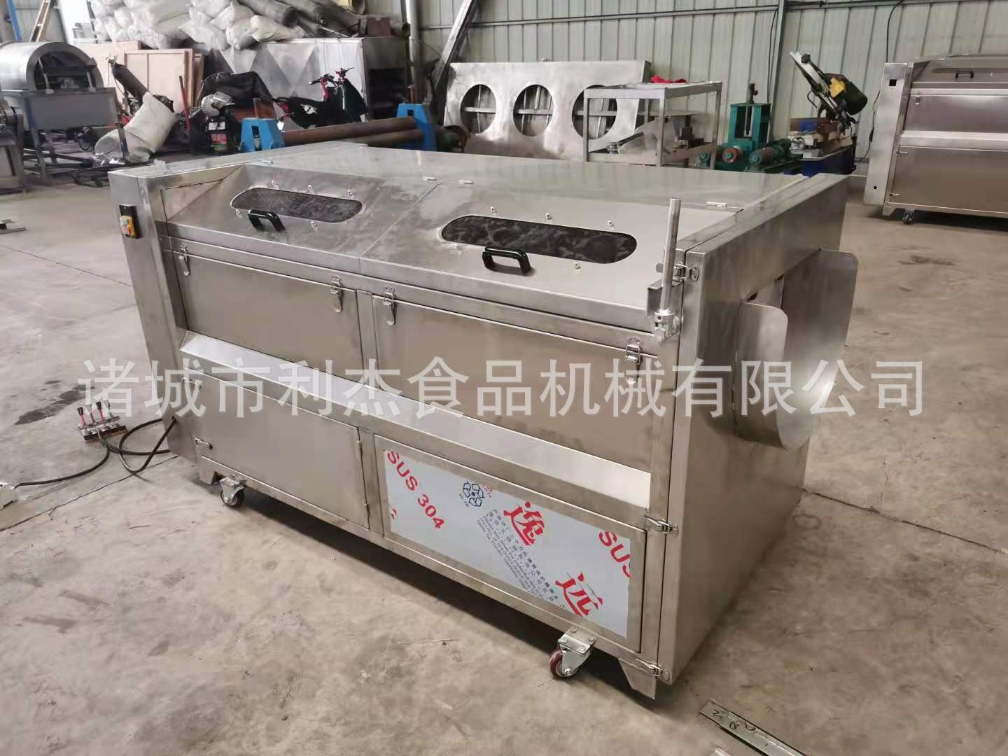 供应 葛根/魔芋清洗去皮机 百合清洗机 甘薯/荸荠毛刷清洗机价格图4