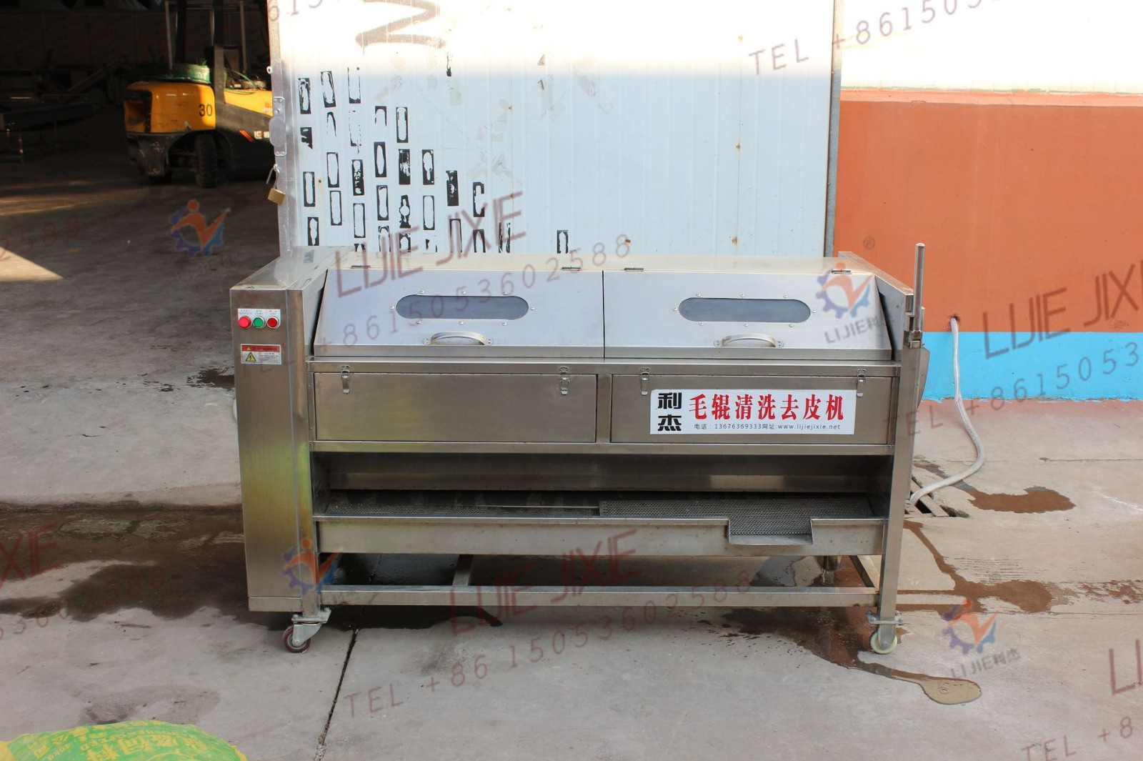 南瓜花生清洗去皮机 土豆红薯毛刷清洗去皮机哪家好图5