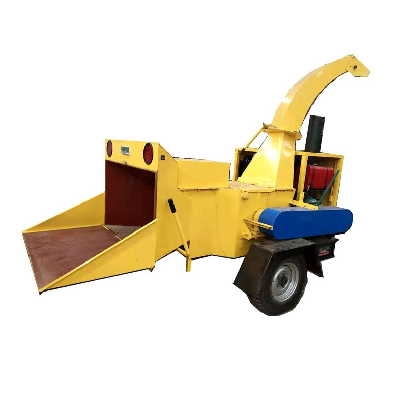 现货大型木材粉碎机 移动式电动树枝粉碎机喷射出料 可寄物料试机图5