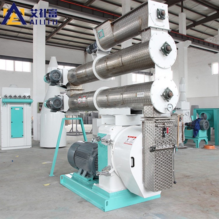 艾礼富机械制粒机饲料猫砂等圆柱体生产效率高SZLH32.350.420.508图3