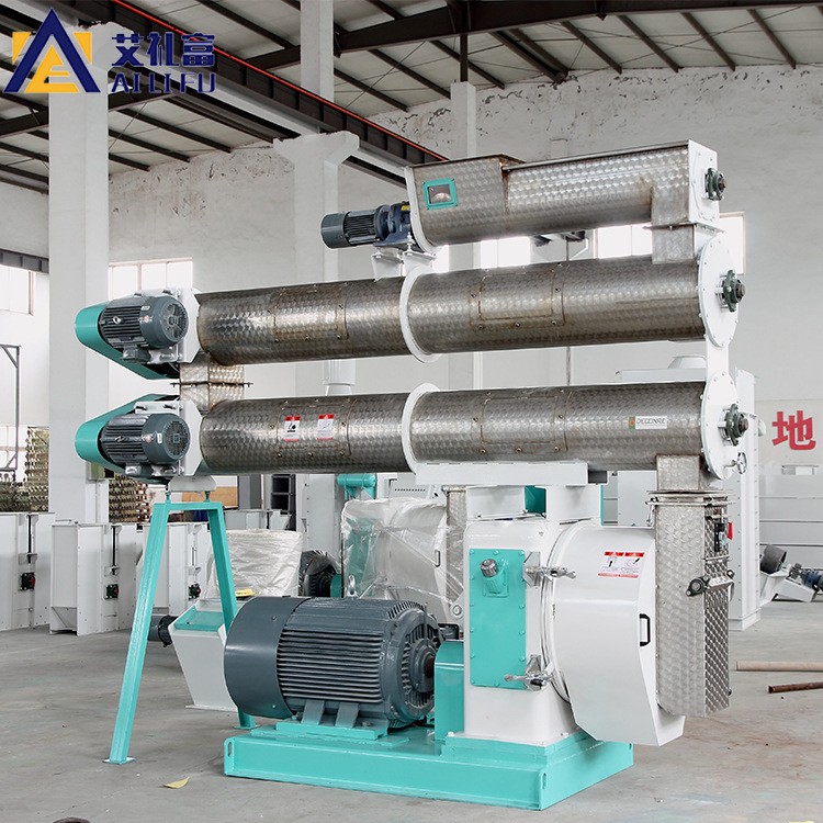 艾礼富机械制粒机饲料猫砂等圆柱体生产效率高SZLH32.350.420.508图2