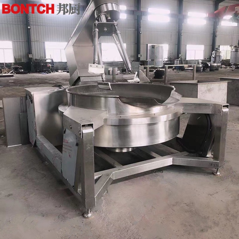 多头酱料搅拌炒锅调味品设备猪肉酱香菇牛肉酱炒锅全自动多爪炒锅图3