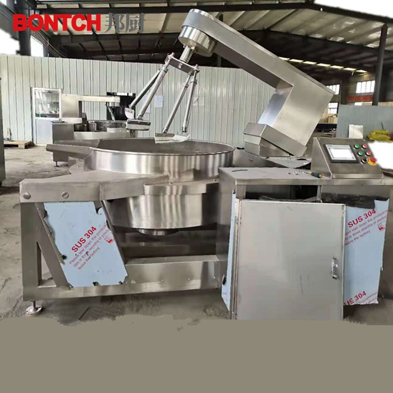 多头酱料搅拌炒锅调味品设备猪肉酱香菇牛肉酱炒锅全自动多爪炒锅图4