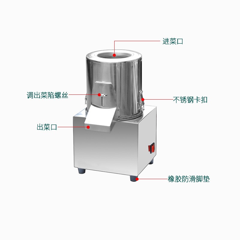 电动切菜机商用自动绞菜机不锈钢碎菜机多功能刹菜机饺子包子馅机图4