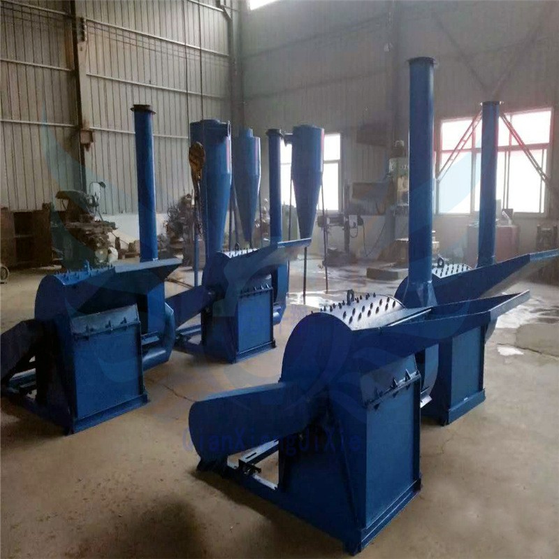 多功能锤片式有机肥420木头材粉碎机 小型家用移动树枝强力木屑机