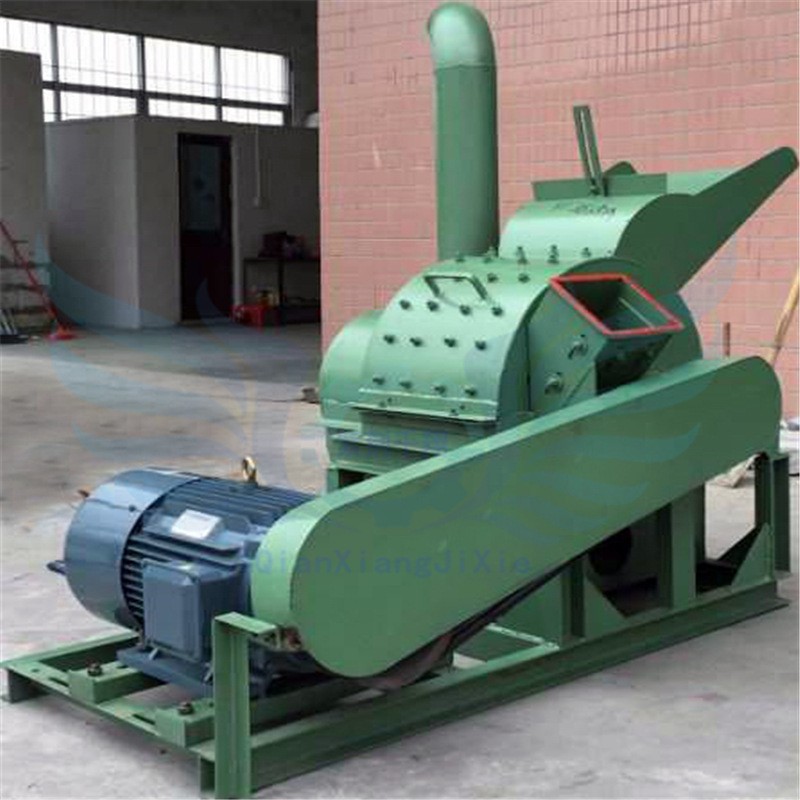 多功能锤片式有机肥420木头材粉碎机 小型家用移动树枝强力木屑机图3