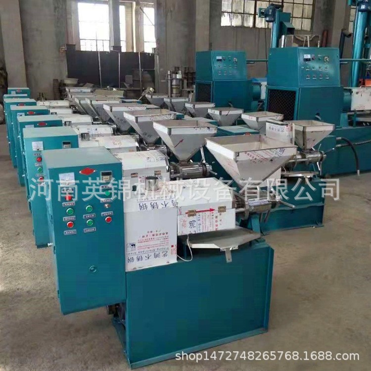 商用大中小型花生菜籽螺旋榨油机 全自动大豆榨油机 食用油榨油机图3