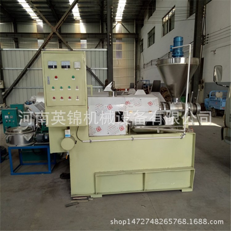 压榨精滤一体化榨油机 自动控温螺旋榨油机 花生棉籽仁榨油机图2