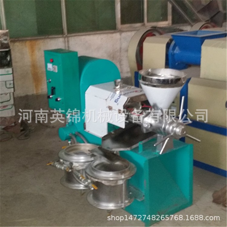 压榨精滤一体化榨油机 自动控温螺旋榨油机 花生棉籽仁榨油机图4