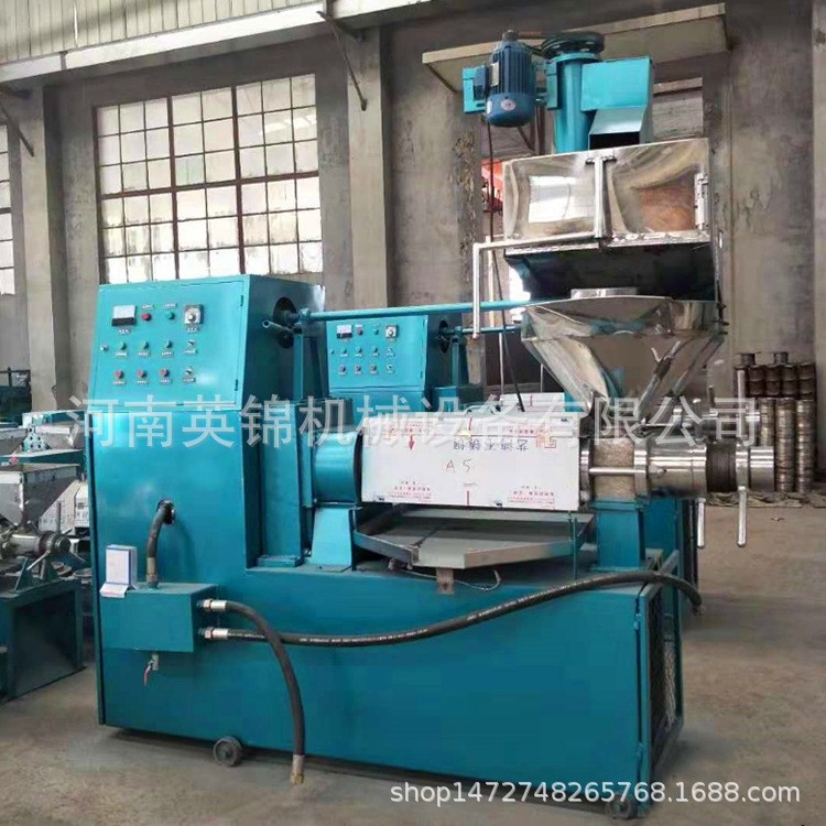 全自动螺旋榨油机 商用大型125榨油机 花生油菜籽榨油机设备图4