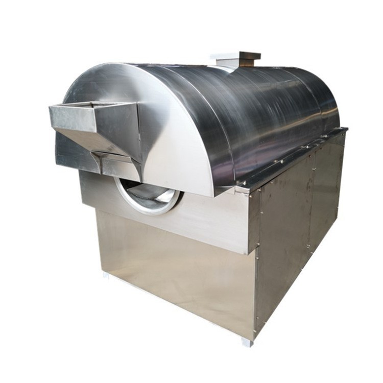 连续式电磁炒货机 电加热青稞滚筒炒锅 炒花生瓜子生产线炒锅商图5