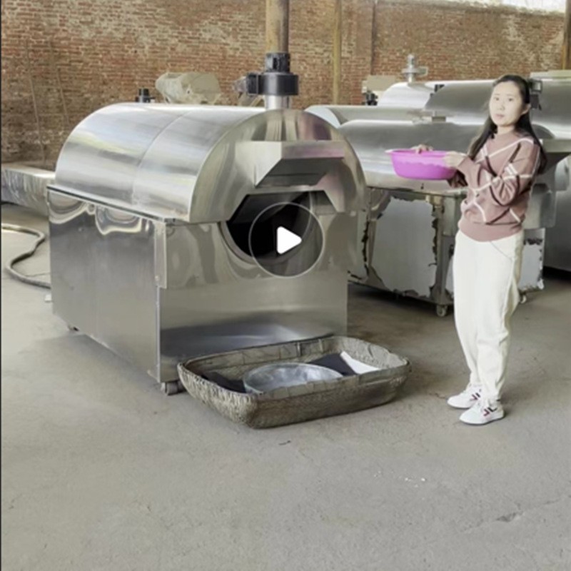 厂家现货 滚筒式炒药机 瓜子板栗炒货机 炒花生果机图2