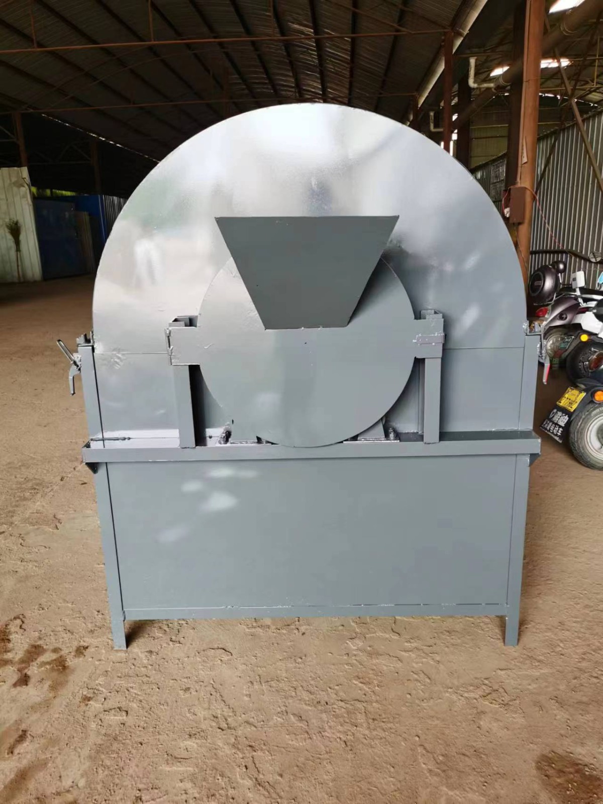 厂家直销芝麻花生炒货机 瓜子加盐炒货机 电磁不锈钢全自动炒货机图2