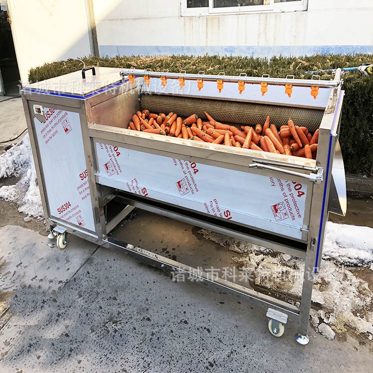 胡萝卜清洗机 毛刷清洗机 红薯土豆胡萝卜马铃薯根茎类清洗加工