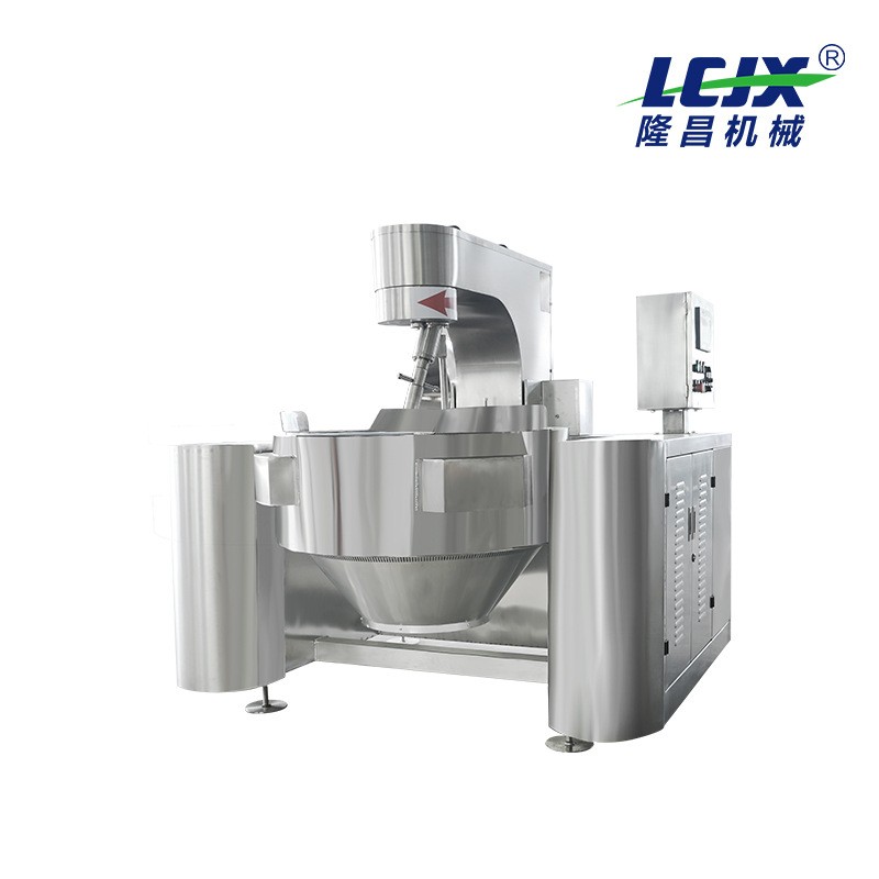 电磁行星火锅底料 酱料包熬制设备 调料行星搅拌锅 燃气炒锅图5