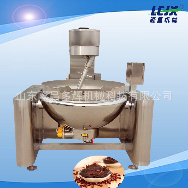 高粘度行星搅拌炒锅 阿胶熬制设备 电加热搅拌锅 辣椒酱炒锅图2