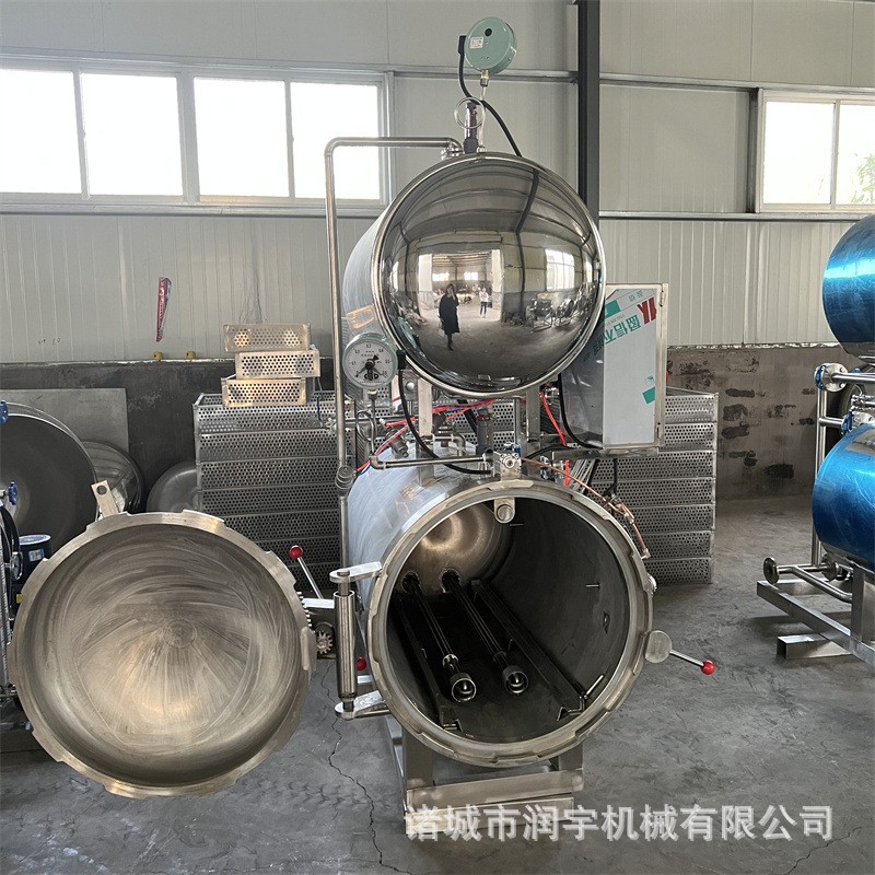 商用全自动高温高压灭菌釜 真空包粽子燕窝装熟食杀菌设备 全图2