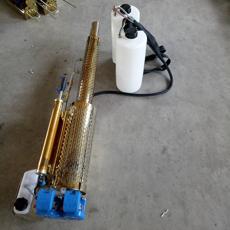 厂家供应金双管锂电豪华版弥雾机烟雾水雾两用喷雾机消毒打药机图3