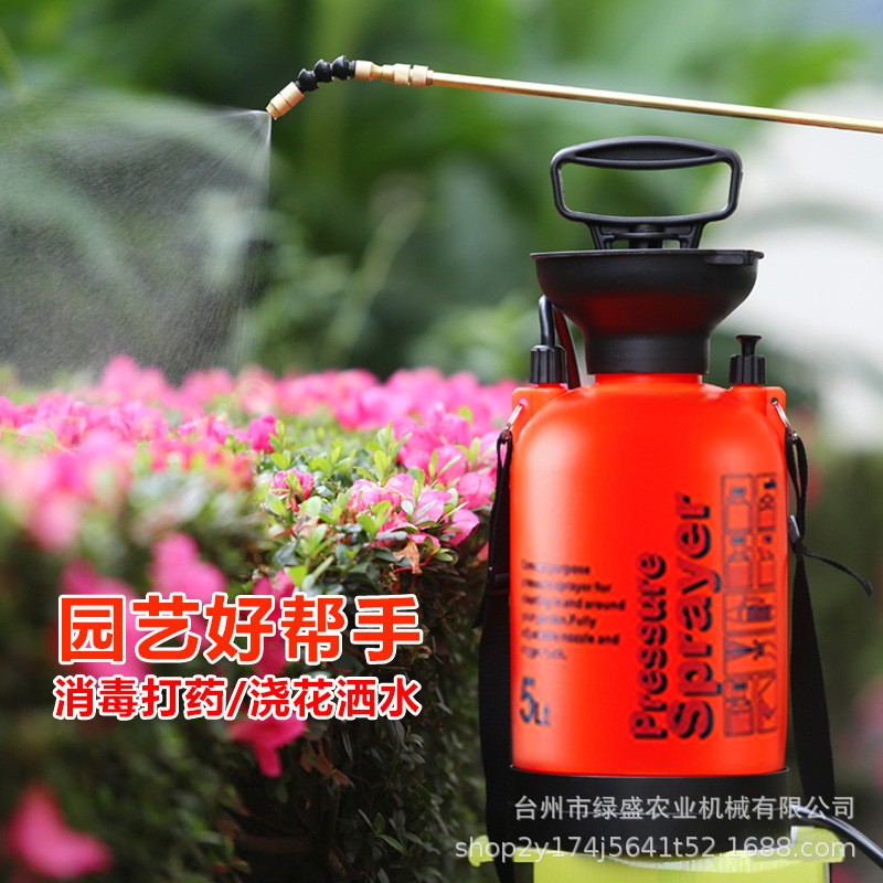 5L/8l/10L气压式喷壶肩负式浇花水壶灭虫打药手动喷雾器厂家批发图2