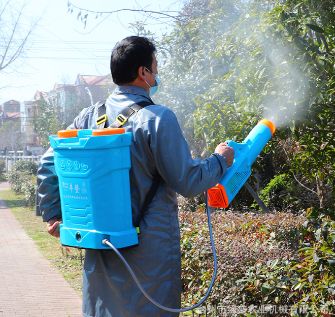 电动喷雾器弥雾机农用高压送风筒背负式防疫消杀农药打药机喷壶图2