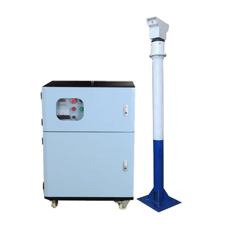 高压雾桩围挡喷淋系统矿场道路旋转灯杆除尘降温抑制粉尘雾化主机图5