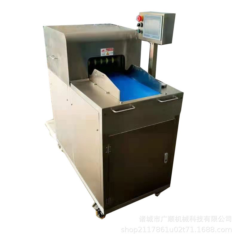 整鸡剁块机 全自动商用冻鸡腿切块机 广顺机械多用禽类剁块机图5