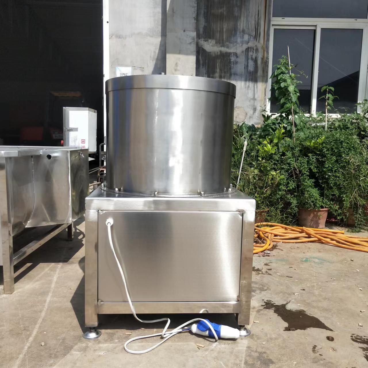 304不锈钢立式80洗肚机 圆筒旋涡式蒸汽加热款猪肚洗肚机图3