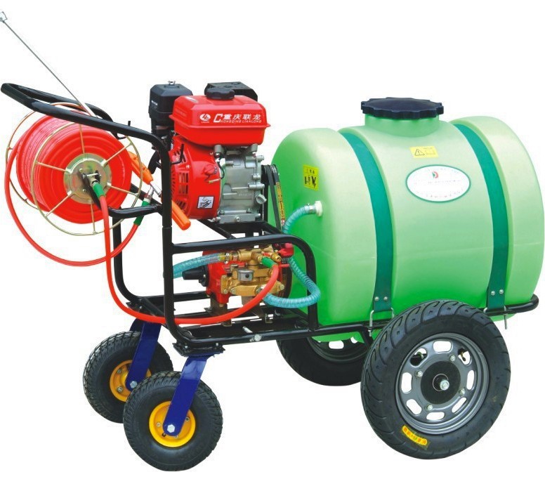 推车式果园打药机手推式汽油机柴油机电机喷雾机160L大轮胎喷雾器图5