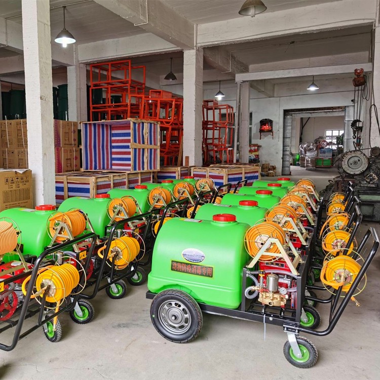 推车式果园打药机300L大轮胎喷雾器手推式汽油柴油机电机喷雾机图4