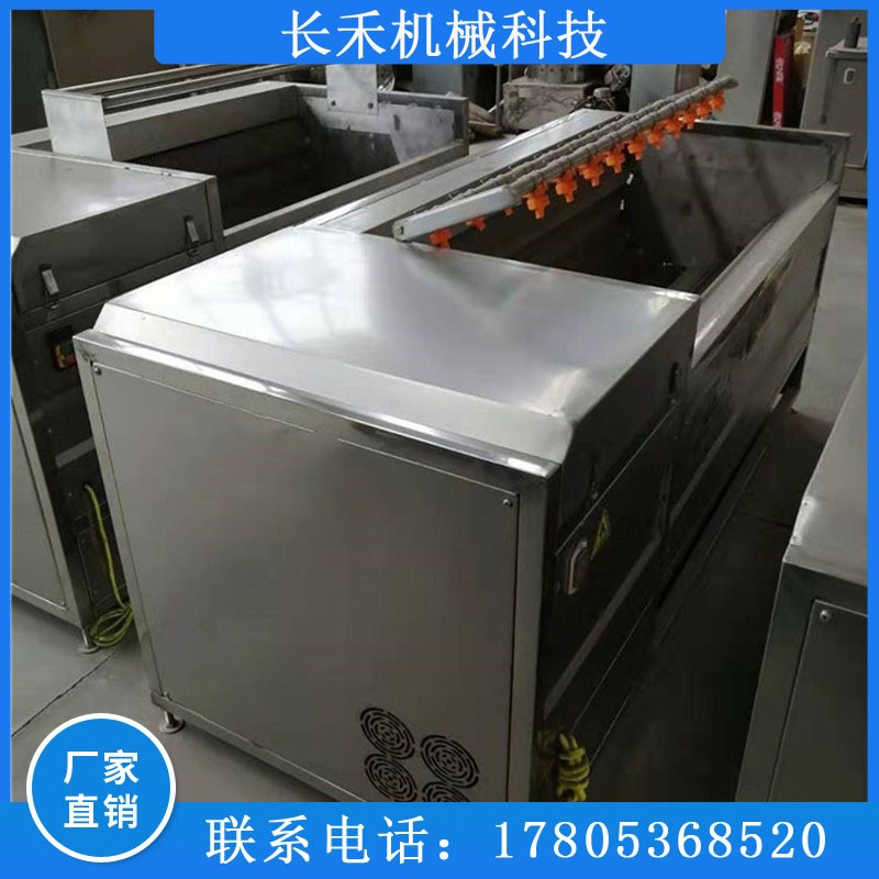 多功能毛辊清洗机土豆马铃薯铁杆山药毛辊清洗设备果蔬清洗设备图2