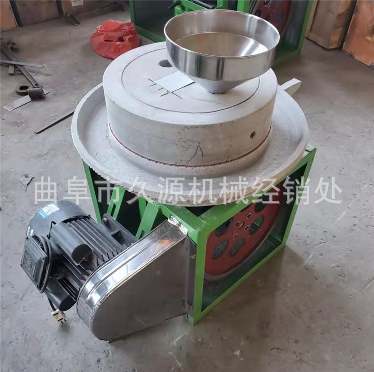 农家乐玉米面石磨磨粉机 电动石磨豆浆机 麸面分离面粉石磨价格图4