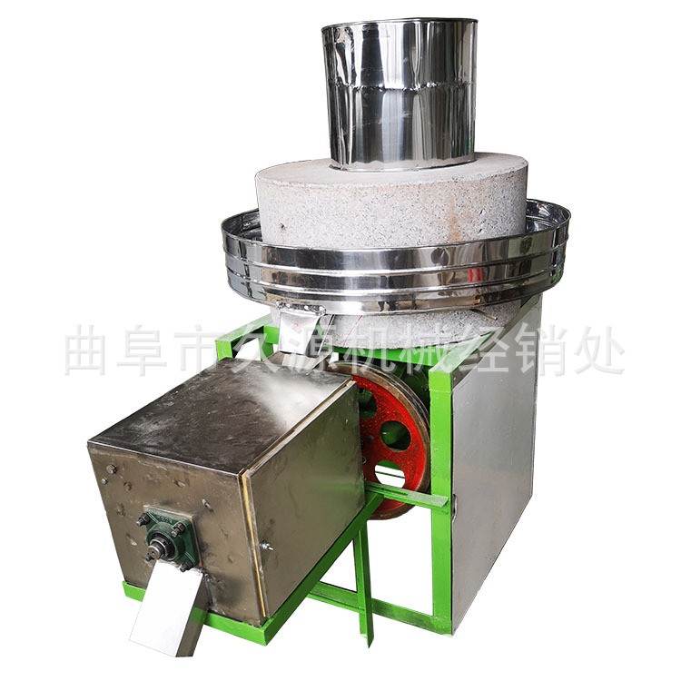 采购60型面粉石磨 纯天然石材石磨面粉机 电动石磨豆浆豆腐磨浆机图5