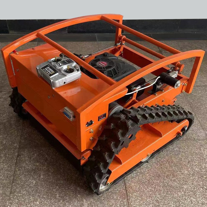 小型履带遥控割草机油电混合自走式油电混合汽油果园除草机碎草机图2