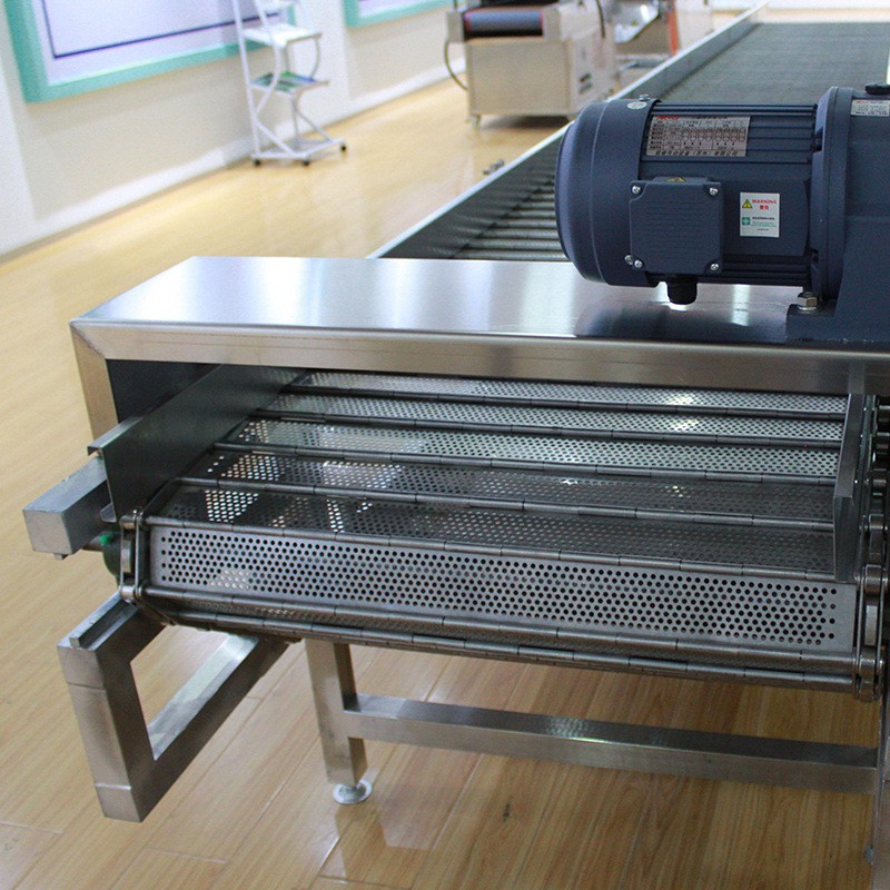 厂家直供坚果清洗提升机 坚果脱皮提升机 自动链式爬坡提升机图3