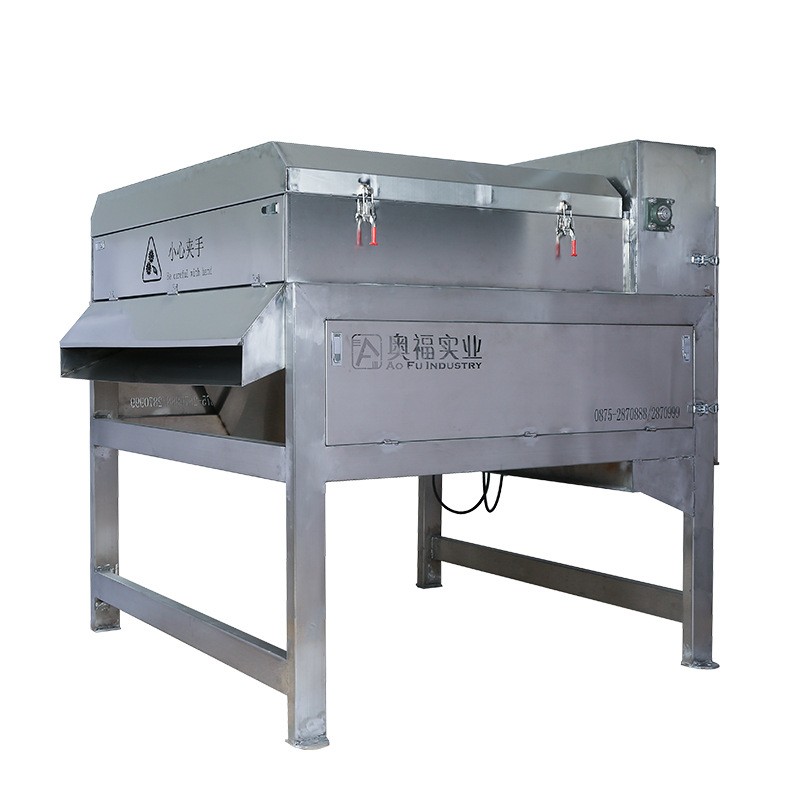云南新款 去皮机 不锈钢5吨食品级夏威夷青果坚果脱皮脱壳设备图5